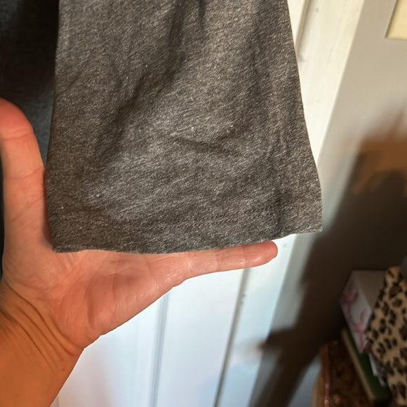 Woman Within Tunic, Mid-Sleeve, Grey Cotton/Rayon, 18/20 L, Made in Bangladesh🌺 - Picture 4 of 5